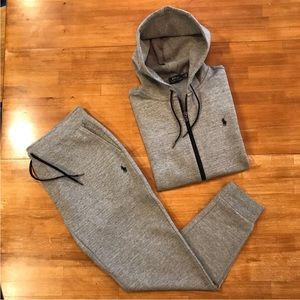 Polo by Ralph Lauren Heather Gray Hoodie Set